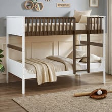 Malie King Single Bunk Bed with Mattress